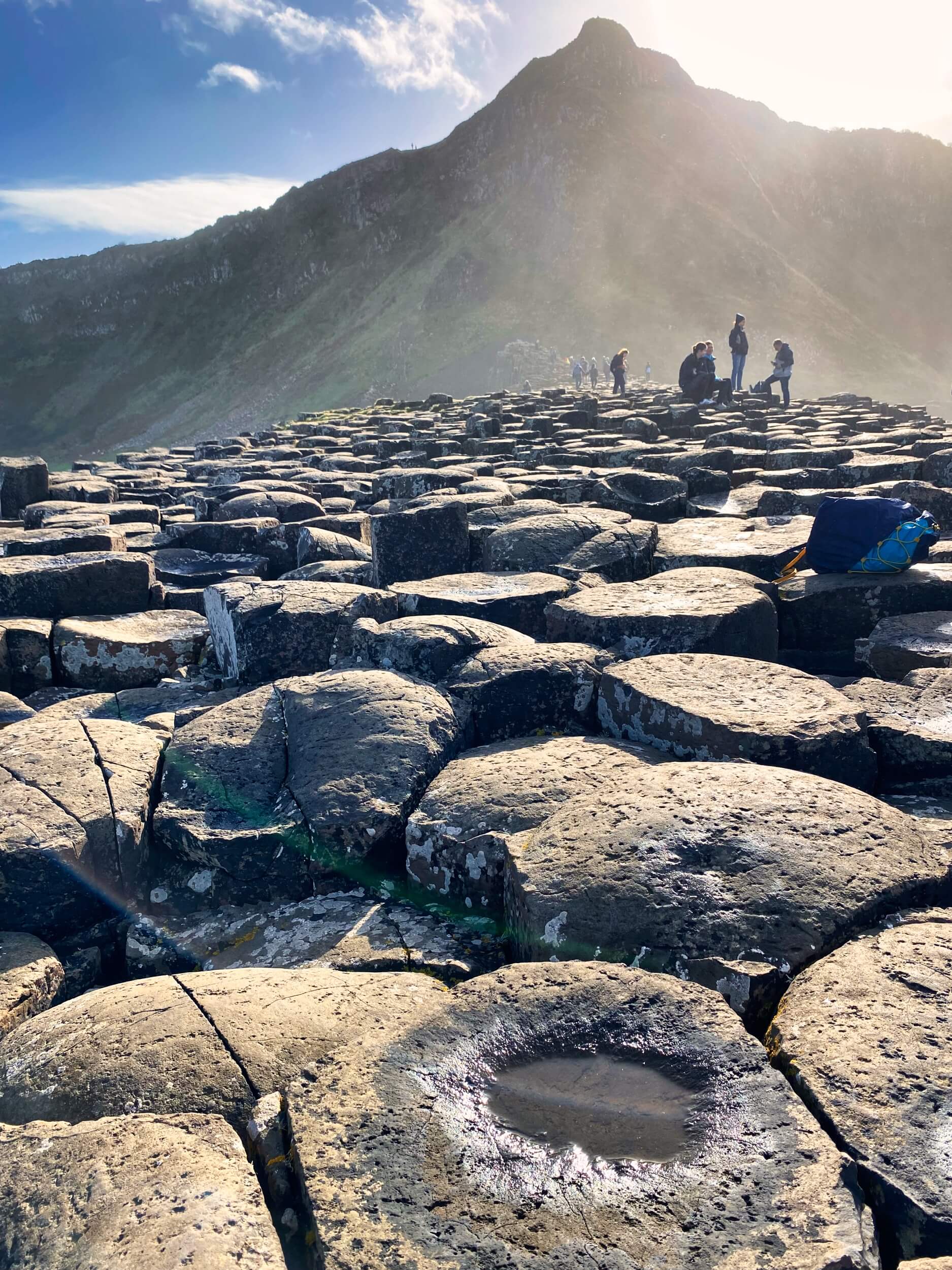 People on the Giant's Causeway