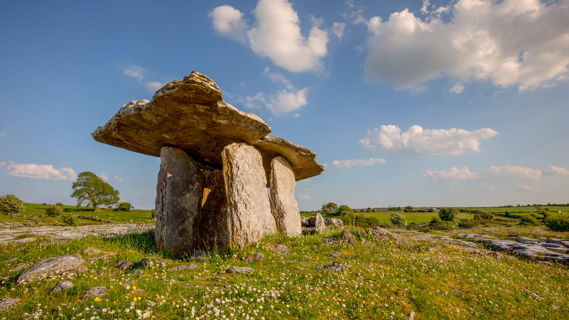 Der Dolmen von Poulabrone im Burren