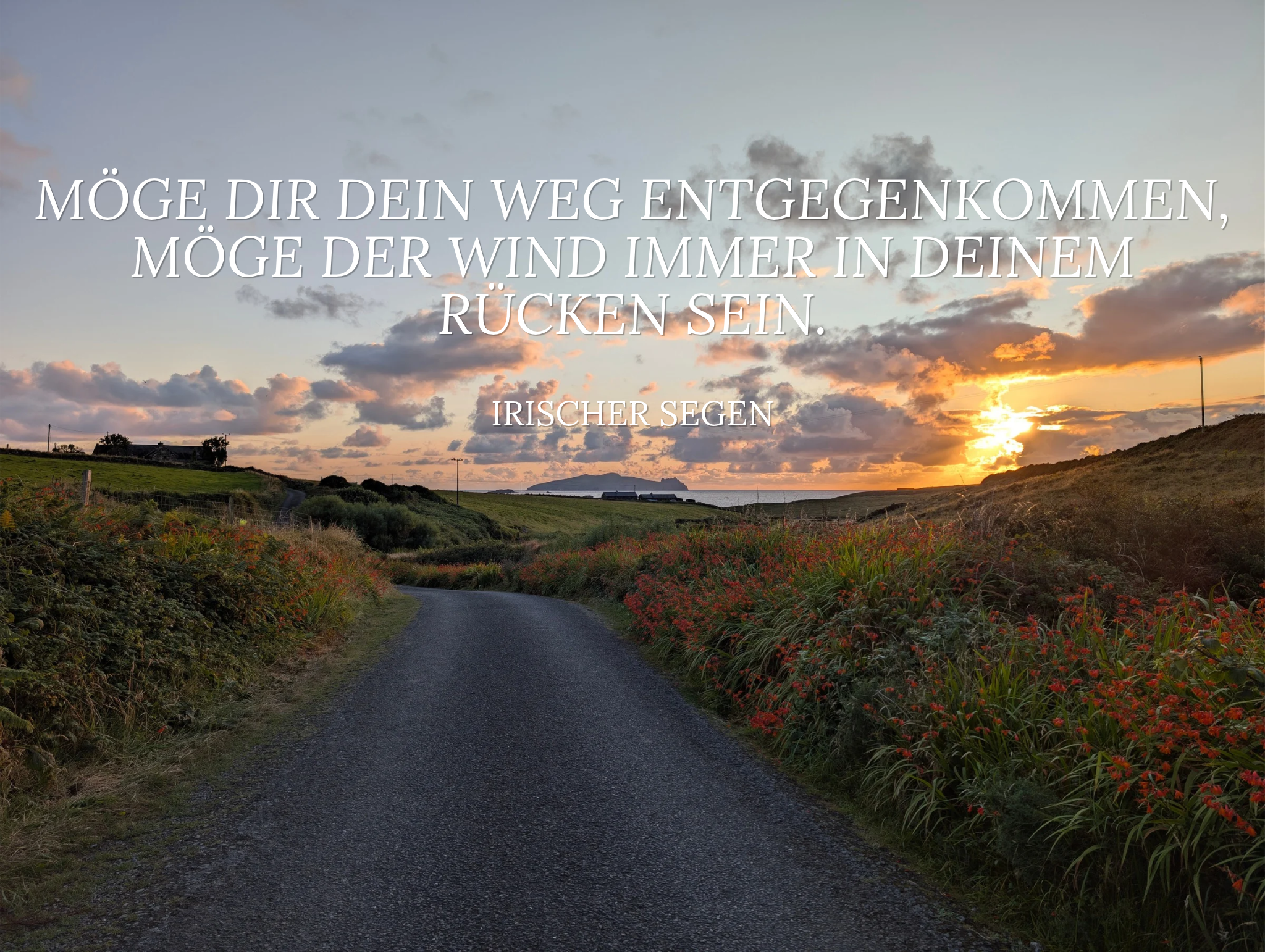 may the road rise to meet you