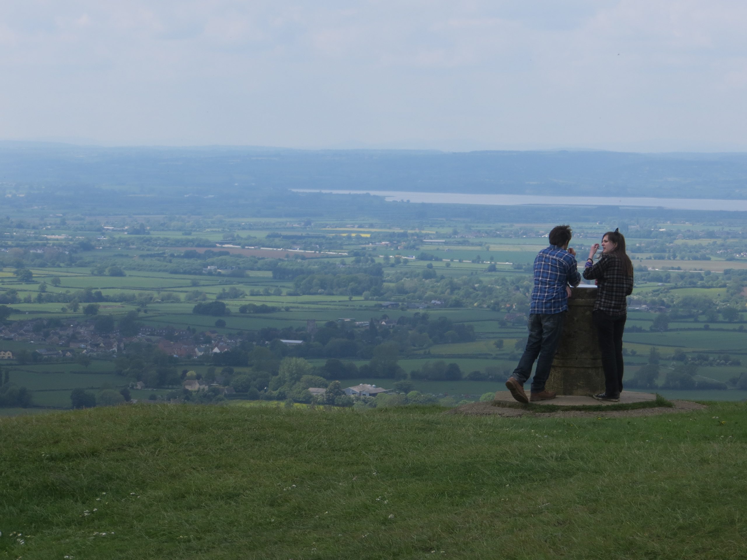 Vues sur Dursley depuis Coaley Peak