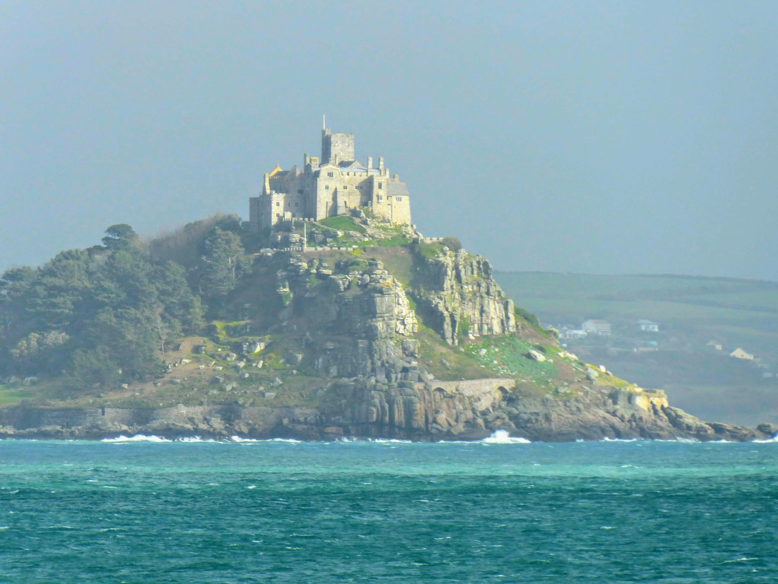 Der imposante St Michael's Mount entlang des Cornwall Coast Path