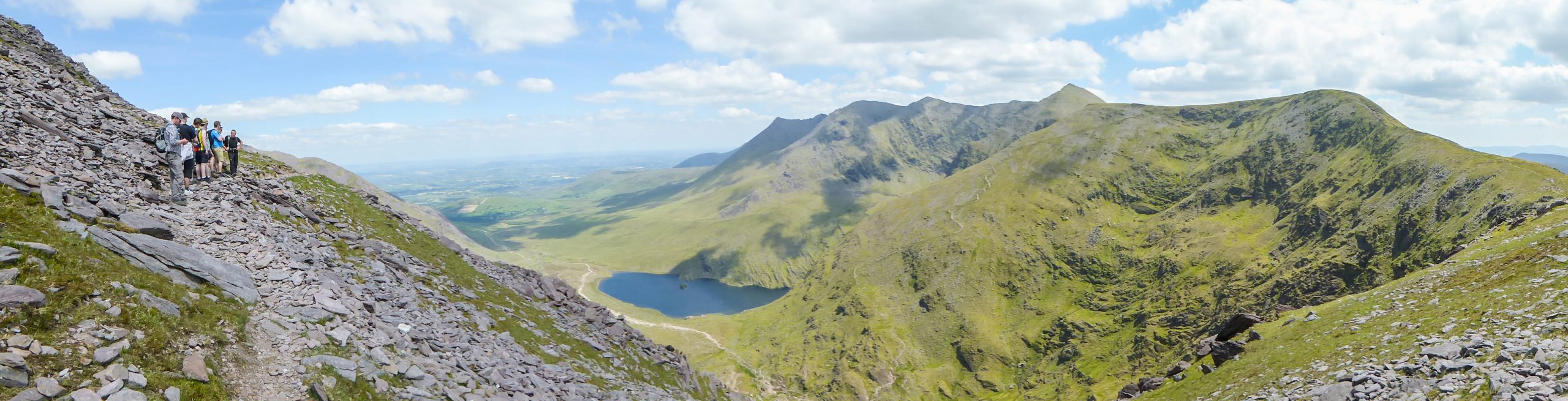 Aussicht wärend des Aufstiegs auf den Carrauntoohil