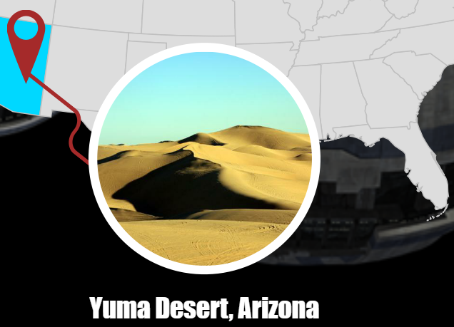 Yuma Valley - Star Wars Filmlocatie