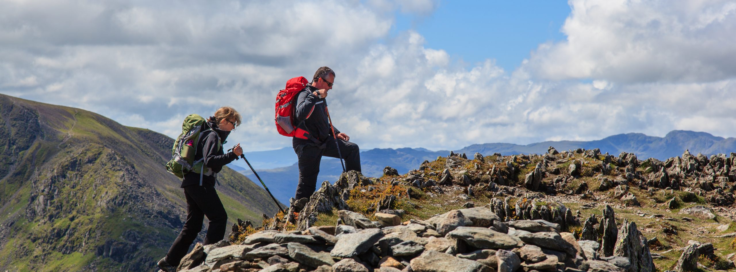 Wandern in den Bergen Englands