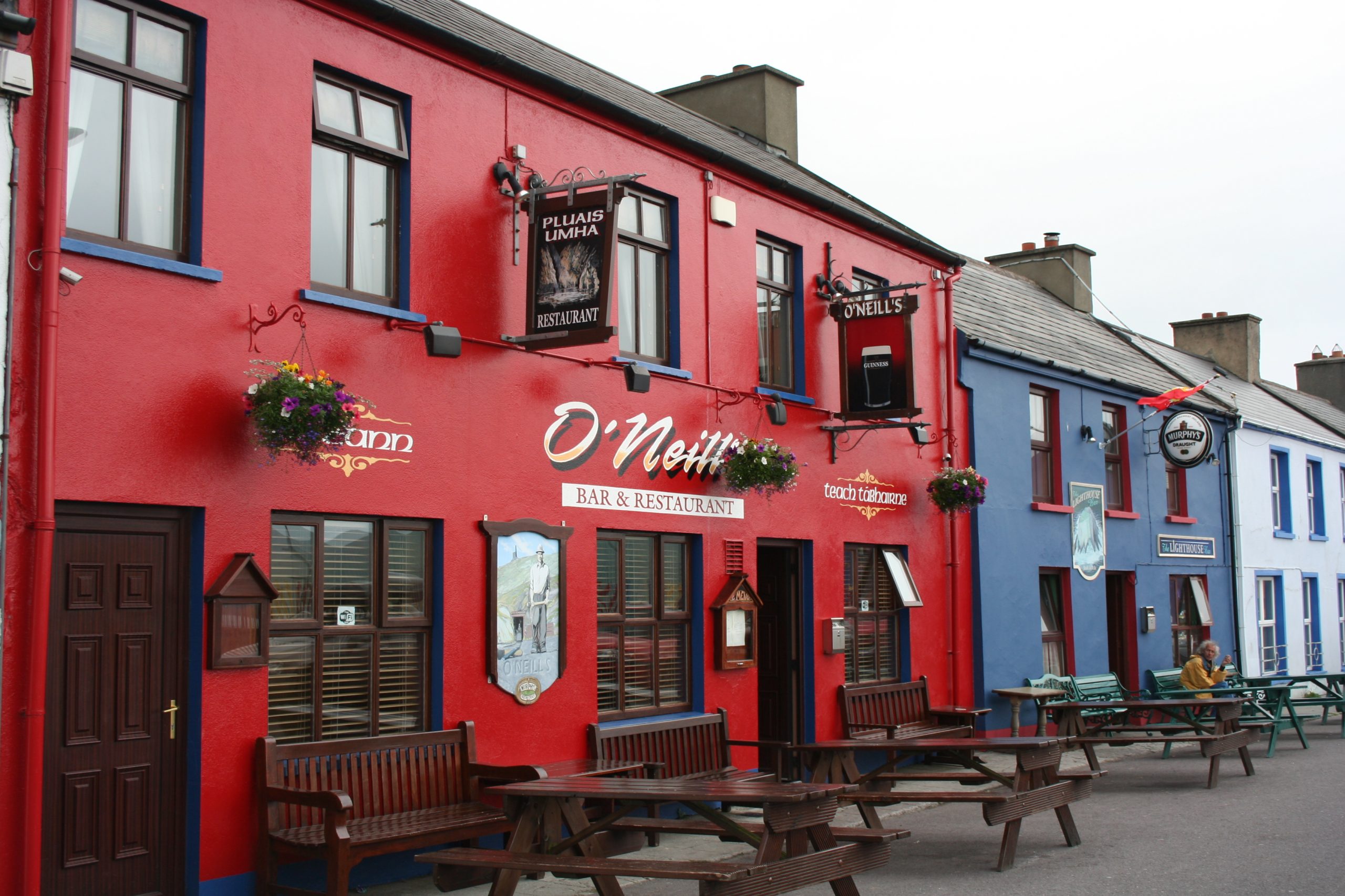 Die Pubs von Allihies auf dem Beara Way