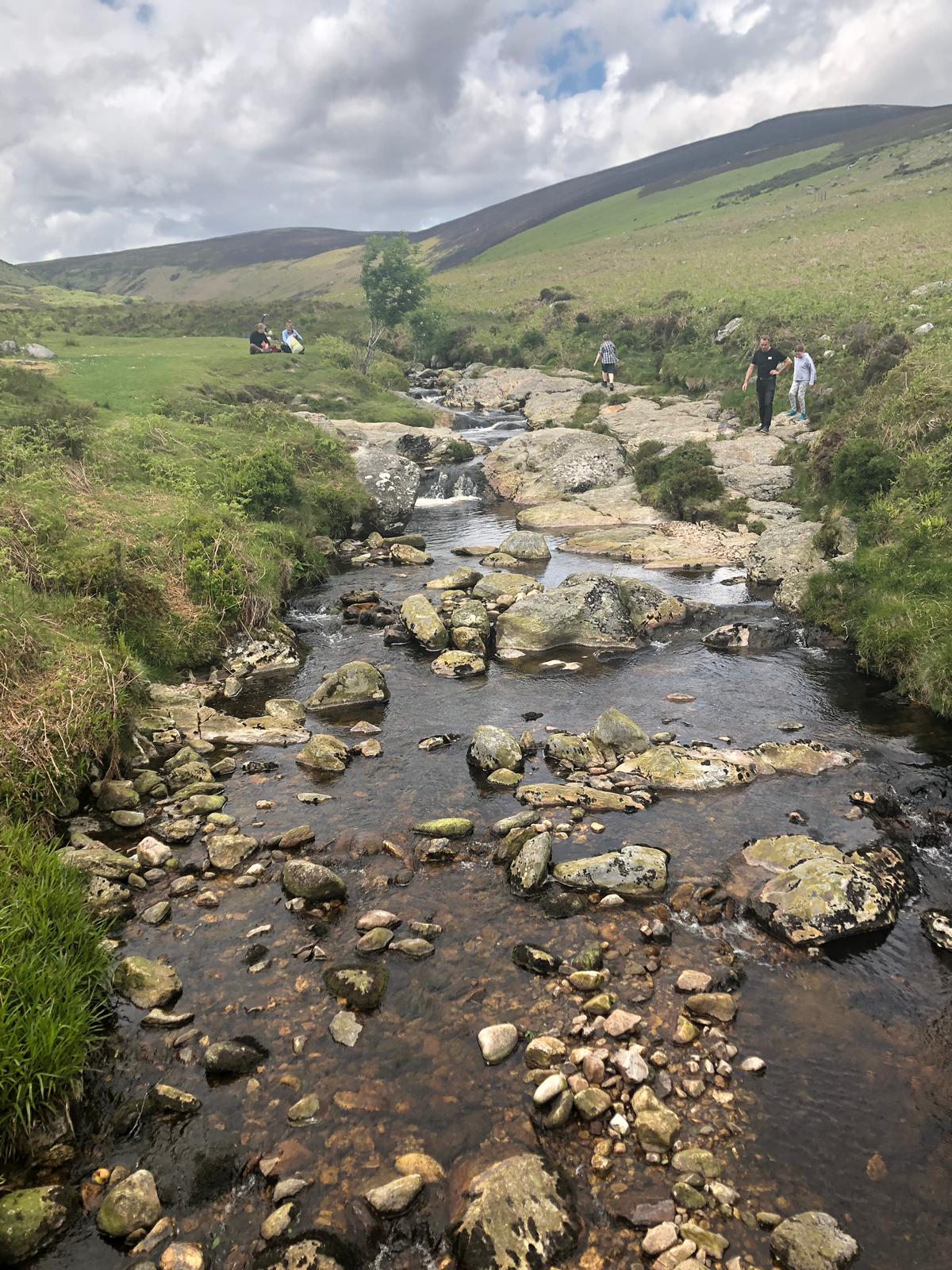 A picturesque respite at the end of the walk across White Hill to Djouce mountain