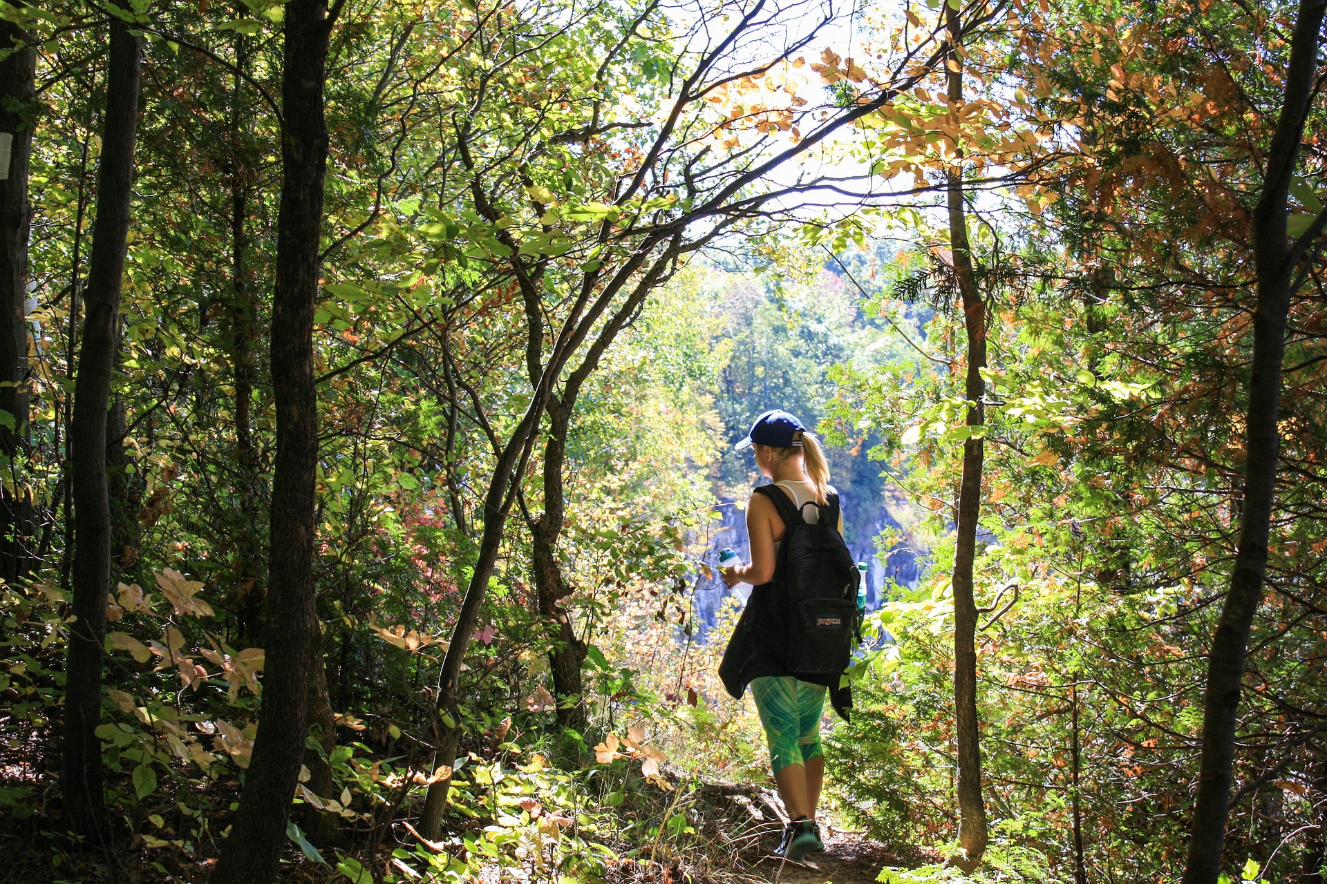 self-guided walking tour in nature