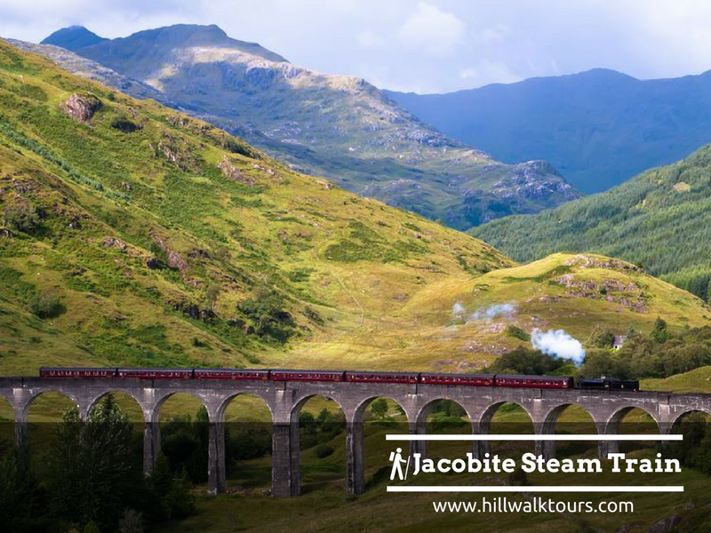 The Jacobite Steam Train on the West Highland Way