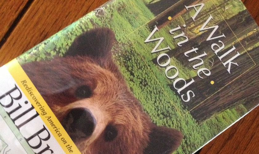 The cover of a walk in the woods