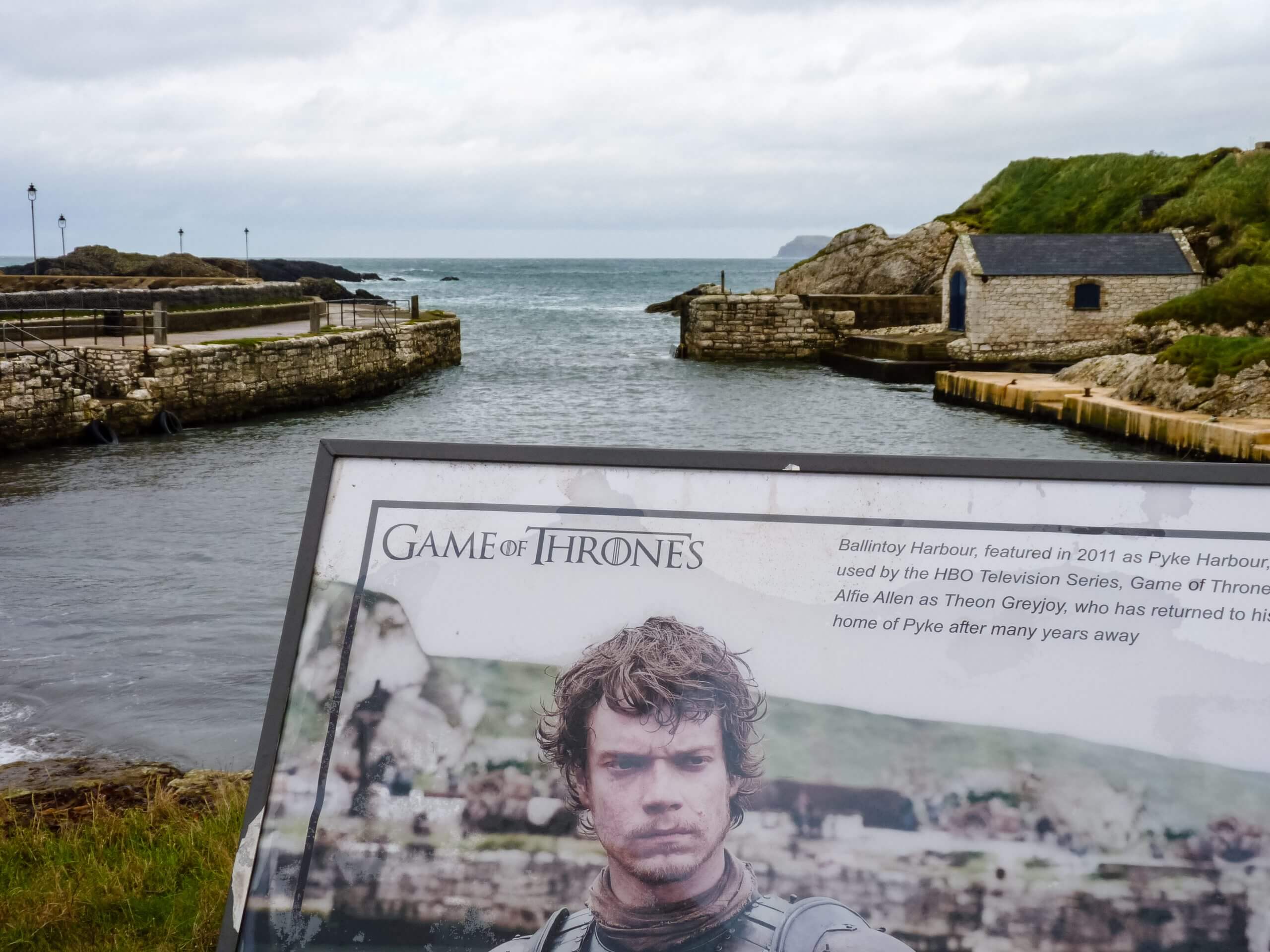 Ballintoy Harbour, mehrfacher Drehort für Game of Thrones