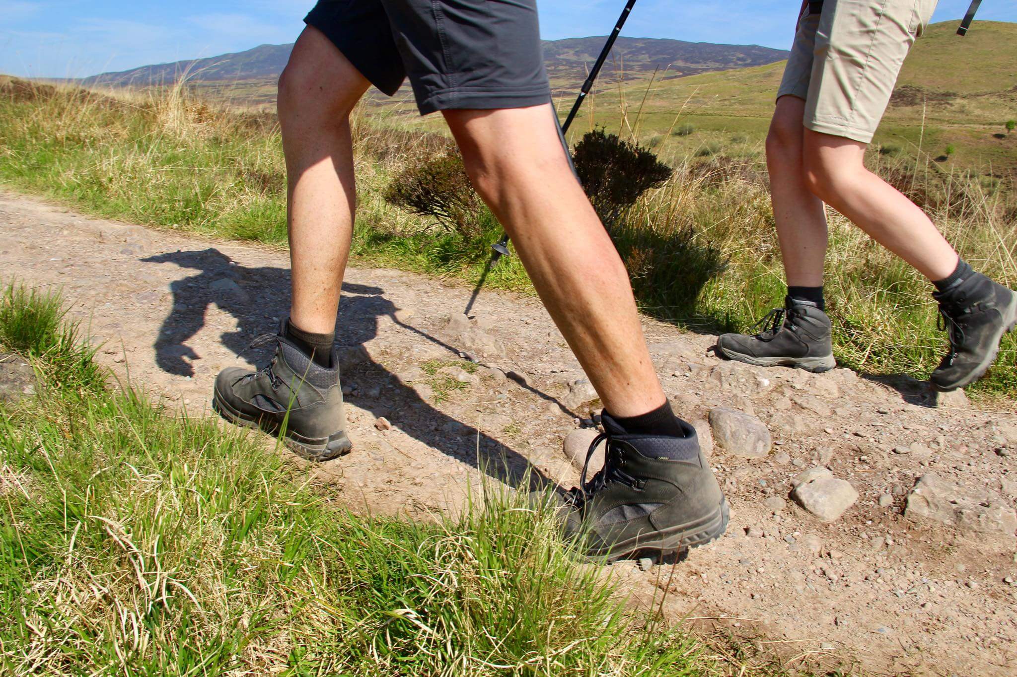 Im Sommer sind kurze Hosen auch auf dem West Highland Way oft das Richtige