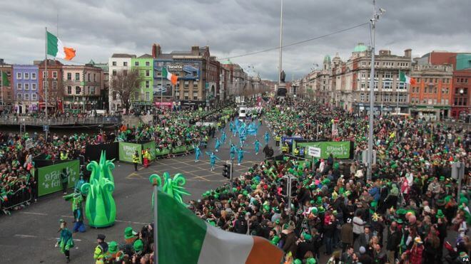 St. Patrick's Day in Dublin - one of many reasons to visit Ireland