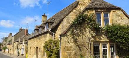 Typically British village on the Cotswold Way