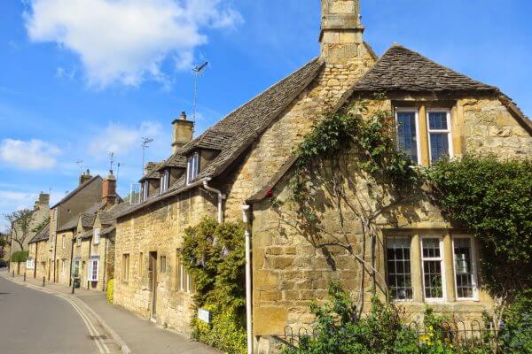 Typically British village on the Cotswold Way