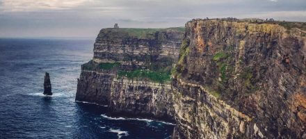 Hiking images of the Cliffs of Moher