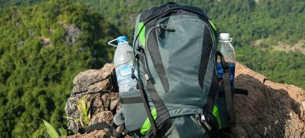Gear up while hiking!