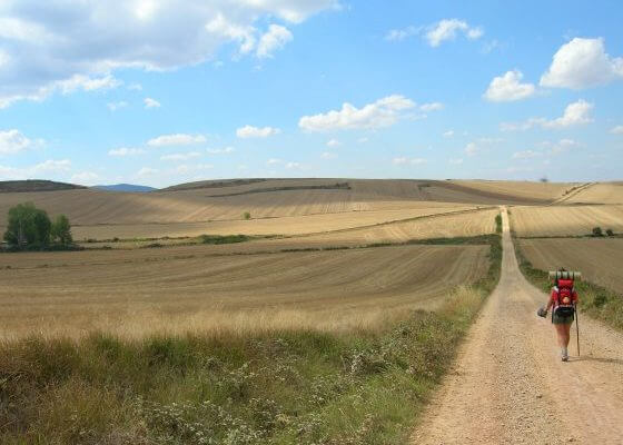 Spring weather on the Camino