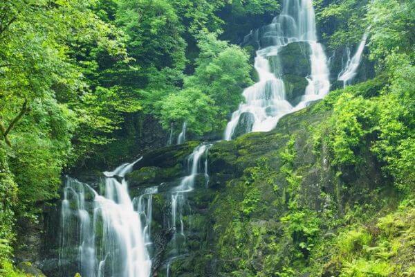 A romantic hike at Torc Waterfall