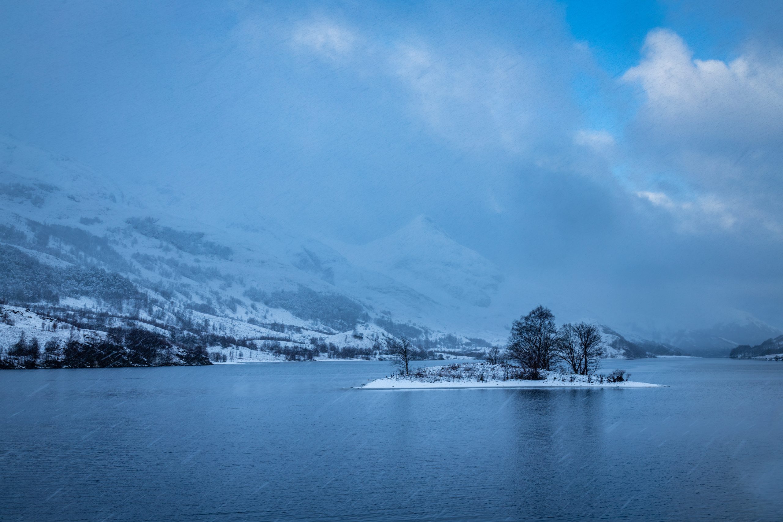 Loch Leven During Winter on the West Highland Way