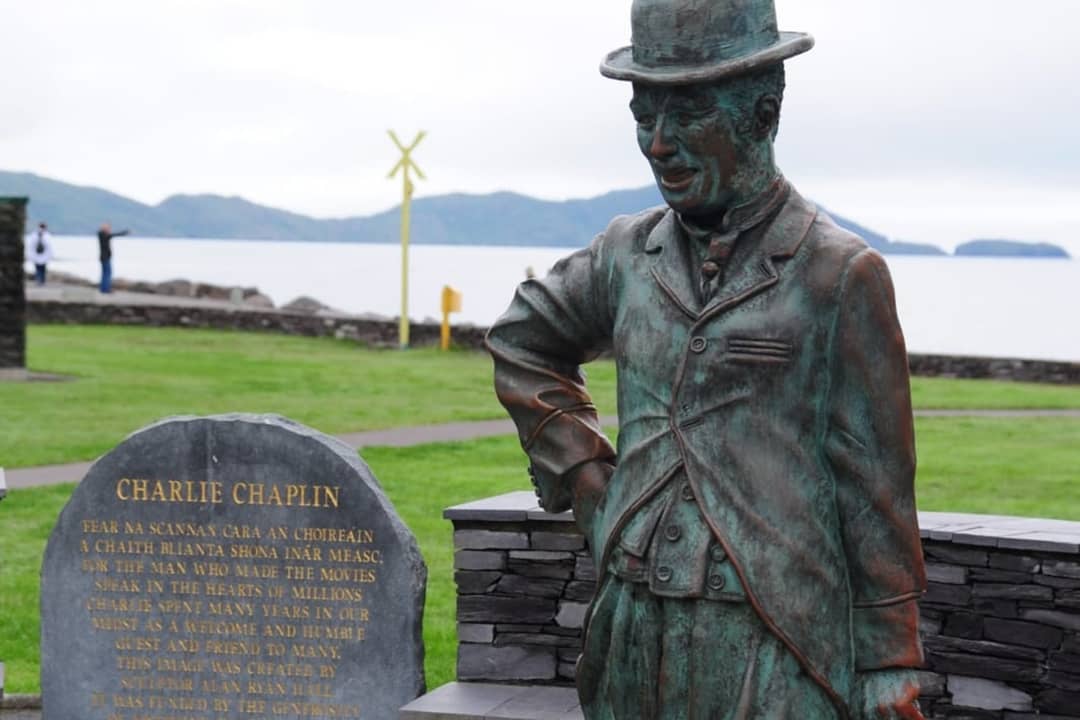 Charlie Chaplin Statue on the Kerry Way