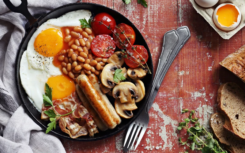 Full English Breakfast - Source: Family Search