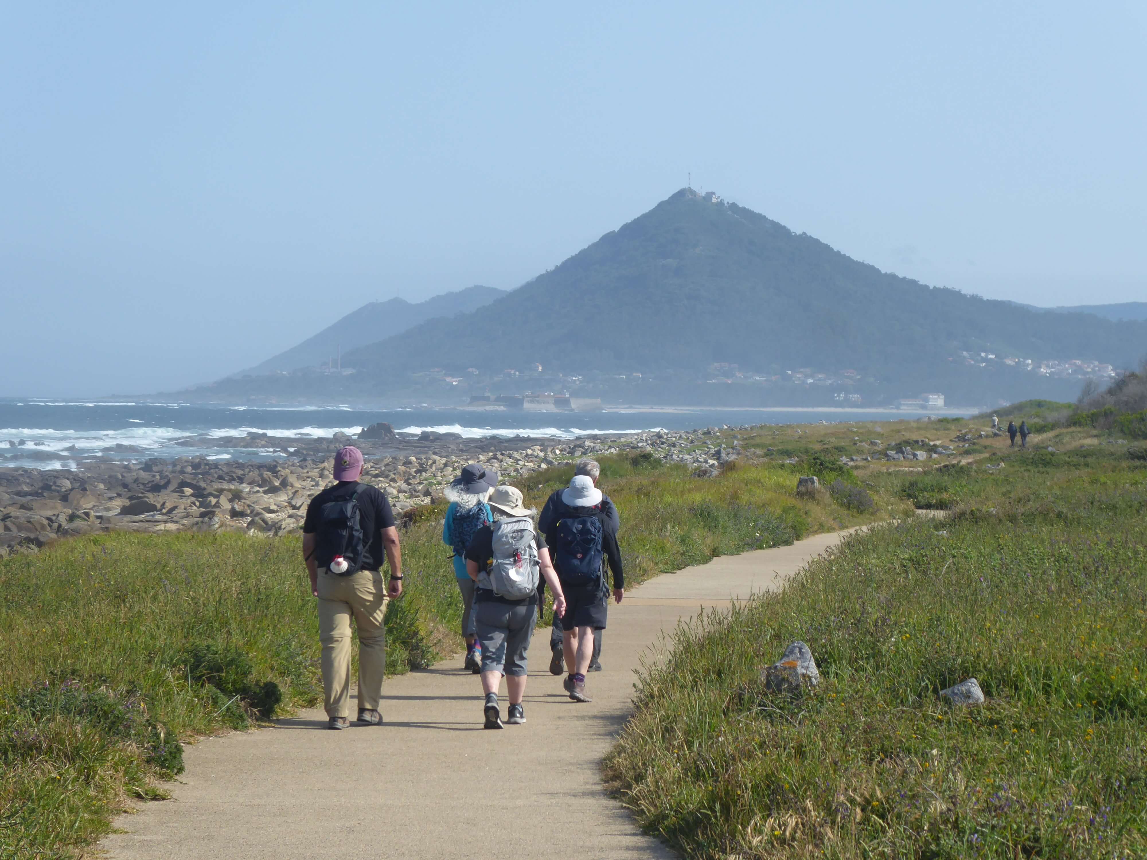 Camino Portuguese (Coastal Route) Walking along the coast to the mouth of the Minho River
