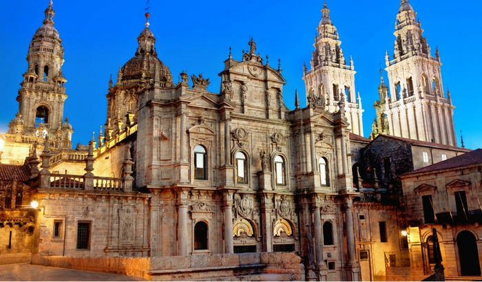 Die Kathedrale von Santiago
