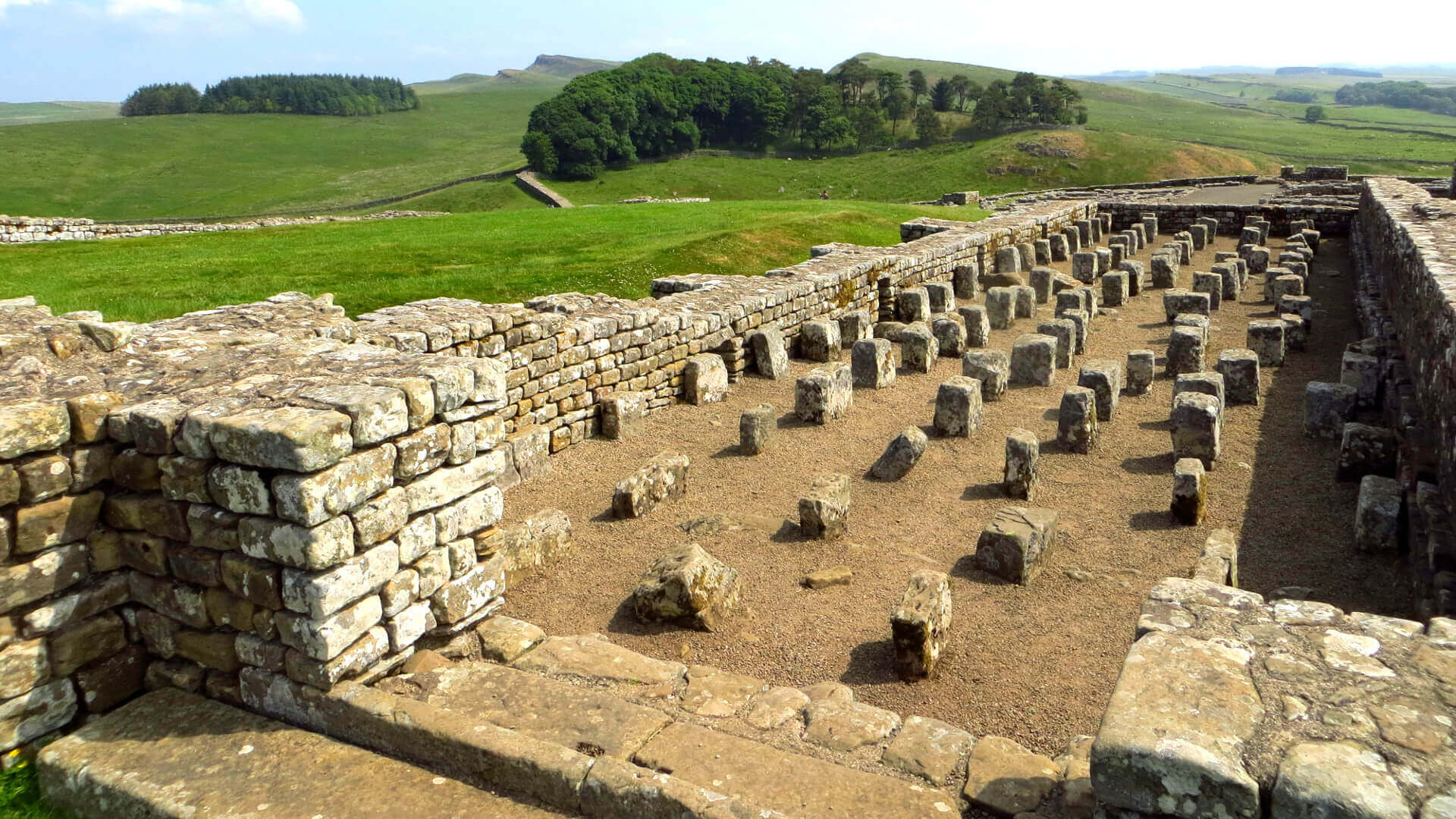 Das römisches Kastell von Vercovicium oder Housesteads am Hadrianswall
