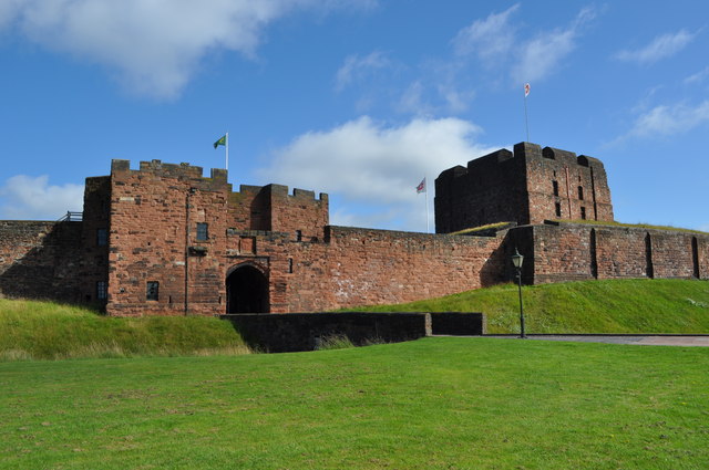 Carlisle Castle, not far from Hadrian's Wall